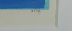 Pieter Vermeulen - Zeefdruk, Op tafel - Ingelijst kopen? Bied vanaf 50!