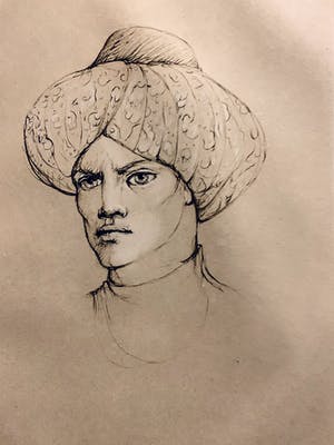 Leonor Fini - Man with turban kopen? Bied vanaf 25!