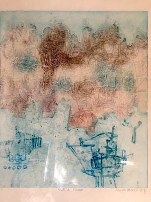 Soichi Hasegawa - Ets, Ingelijst, Kleine oplage kopen? Bied vanaf 150!