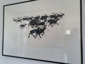 Enno Brokke - Vluchtende rendieren kopen? Bied vanaf 350!