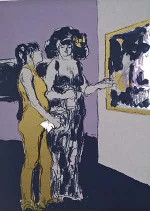 Kurt Lob - gesigneerde litho verkocht voor € 55!