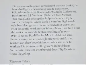 Jan Schoonhoven - Retrospectief 1984 - tekeningen/reliëfs - Duits/Ned - Kleur/zw kopen? Bied vanaf 75!