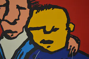 Herman Brood - For Ever - zeefdruk op linnen - Handgesigneerd kopen? Bied vanaf 375!