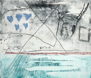 Swier Broekema - Kleurenets en aquatint, Data-X kopen? Bied vanaf 1!