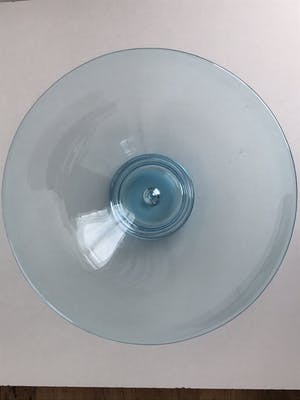Krosno - Blauw glazen Krosno schaal voor ING kopen? Bied vanaf 35!