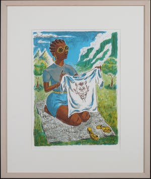 Frans Franciscus - Litho, Veronica in Kaapstad - Ingelijst kopen? Bied vanaf 20!