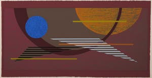 Cesar Domela - en Maarten Mourik - Lot van twee zeefdrukken met een gedicht kopen? Bied vanaf 1!