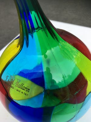 F&M Ballarin - Stolpvaasje Murano kopen? Bied vanaf 65!