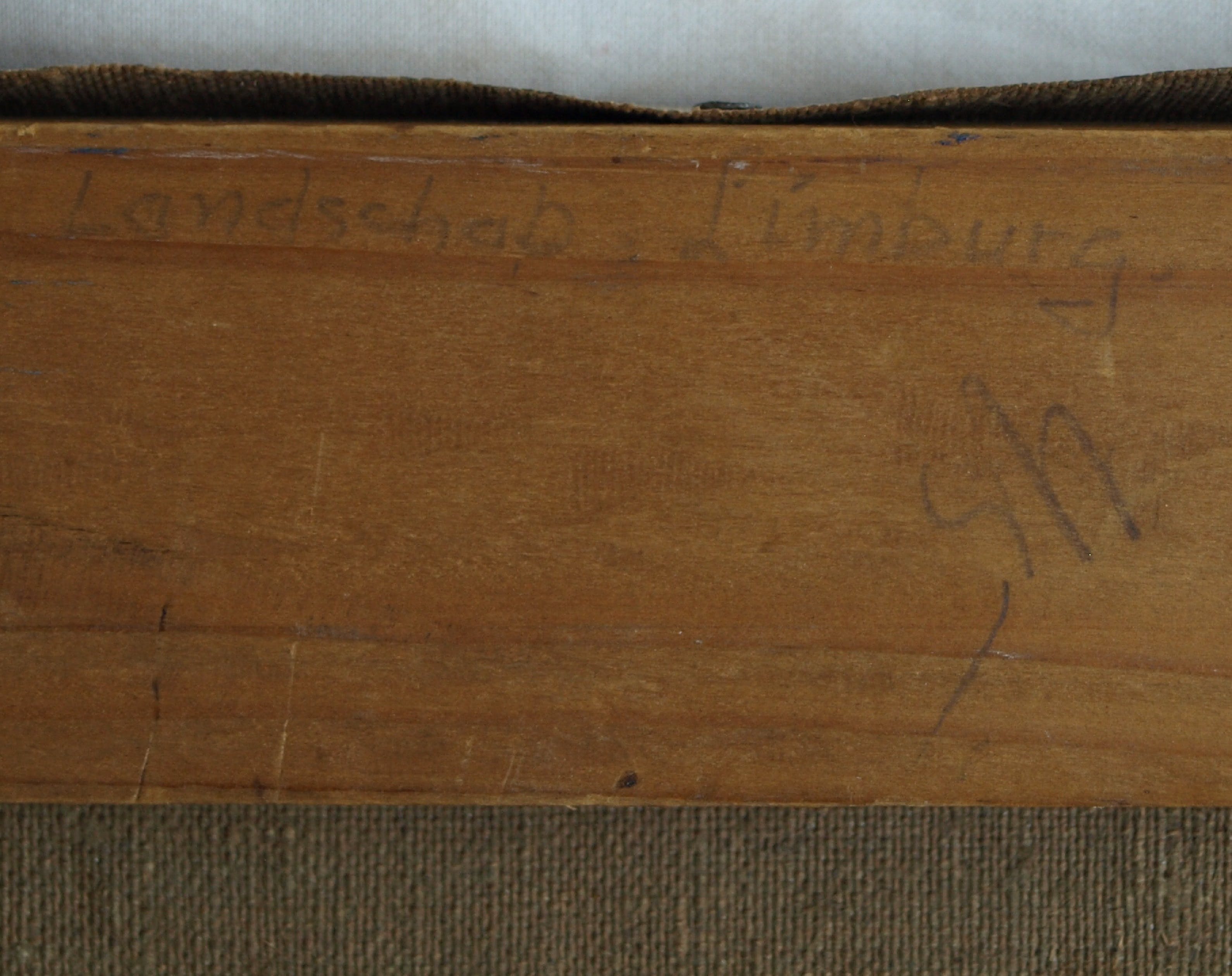 Niet of onleesbaar gesigneerd - Olieverf op doek , Landschap Limburg – gesigneerd kopen? Bied vanaf 1!