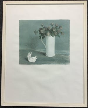 Mart Kempers - stilleven | kleurenlitho - ingelijst kopen? Bied vanaf 40!