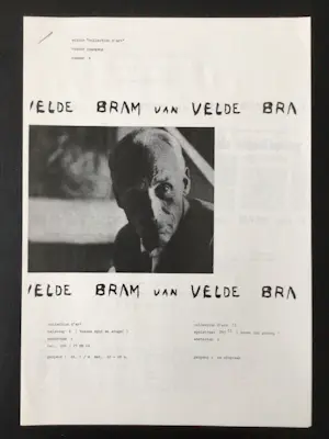 Bram van Velde - Gal. Collection d'Art - Amsterdam - 1971 t/m 2004 - Zeer goed - 12 Items kopen? Bied vanaf 60!