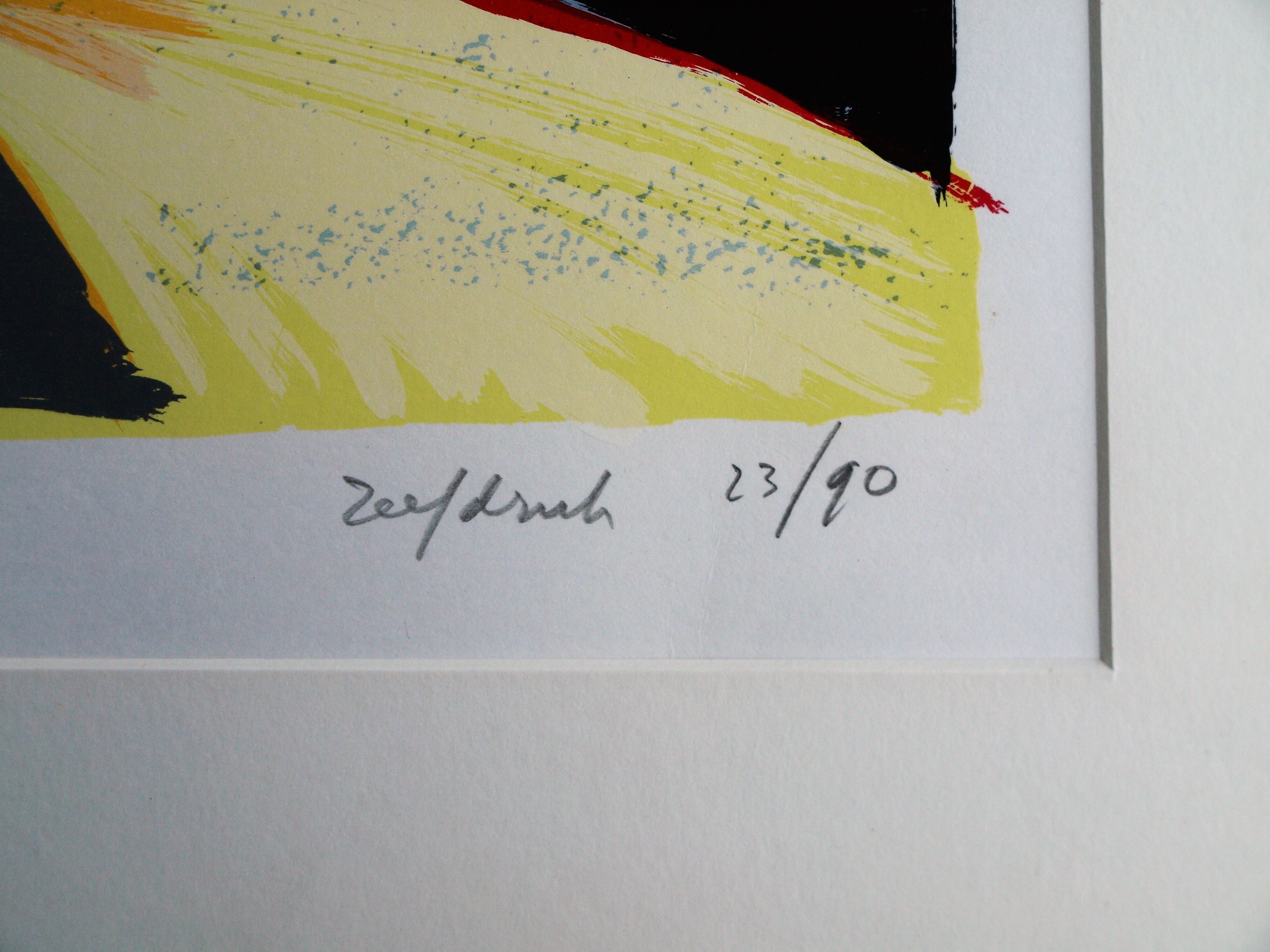 Frank Rosen - Zeefdruk , Boombloem - gesigneerd & ingelijst - 1996  kopen? Bied vanaf 50!