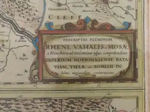 Hendrik Hondius - Kopergravure Rijn, Maas en Waal kopen? Bied vanaf 170!