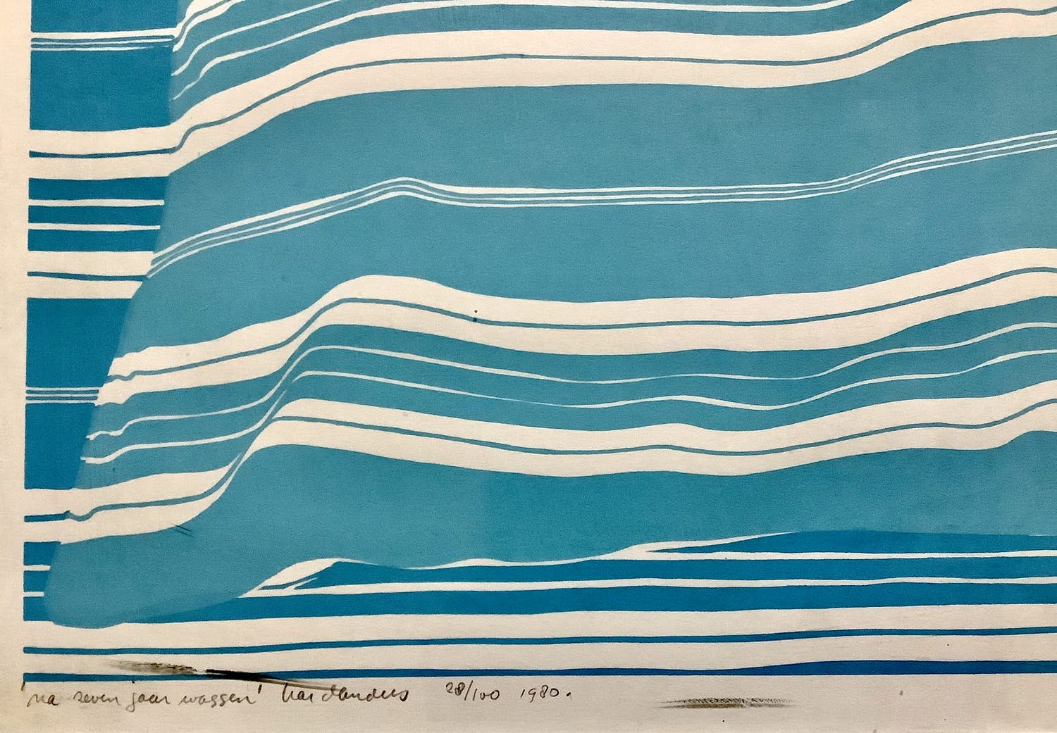 Har Sanders - Na zeven jaar wassen/blauw verkocht voor € 95!