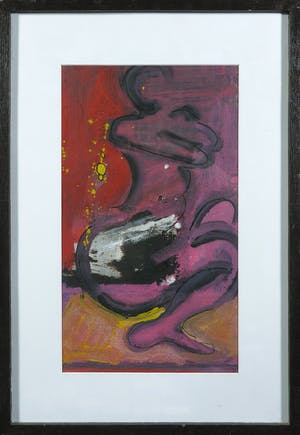 George Struikelblok - Gemengde techniek op doek, Zonder Titel - Ingelijst kopen? Bied vanaf 200!