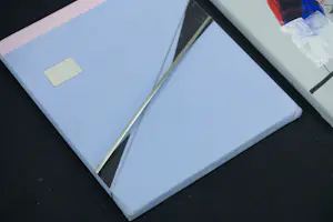 Menno Meijer - Lot van drie geometrisch-abstracte werken in gemengde techniek (verf, metaal) kopen? Bied vanaf 50!