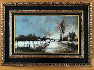 Francois Franc - “NEIGE AUX LOGES” NORMANDIË kopen? Bied vanaf 150!