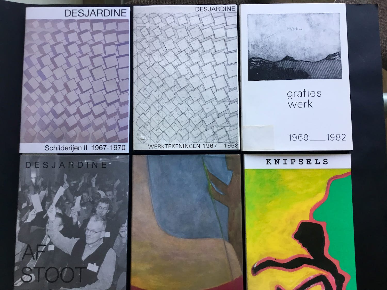 David Desjardine - 6 boeken met o.a. overzichtswerk en originele ets verkocht voor € 1!
