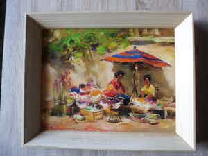 Fons Verstraeten - Marktkraam. verkocht voor € 50!