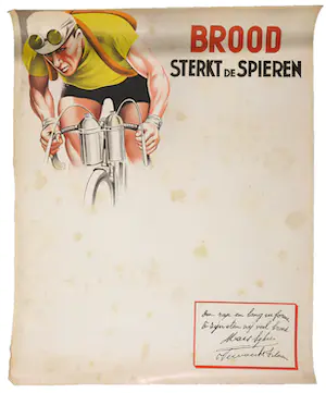 Curiosa - Affiche, Brood sterkt de spieren kopen? Bied vanaf 1!