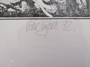 Victor Linford - Surrealistische compositie Zeefdruk 60/150 Handgesigneerd kopen? Bied vanaf 30!