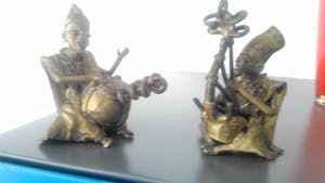 Brons (Onbekend) - West Afrika Twee muzikanten kopen? Bied vanaf 39!