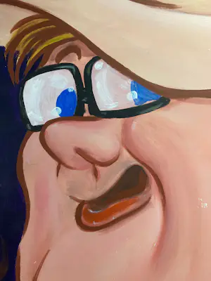 Raymond Koot - TYPEX : Acrylverf op board , Hansje Joustra (o.a. Oog & Blik) - 2000 kopen? Bied vanaf 250!