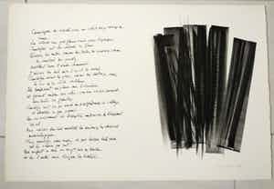 Hans Hartung - Campagne de schiste, Lithographie verkocht voor € 90!