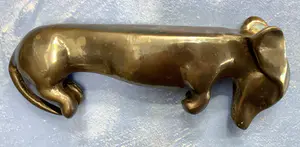 Brons (Onbekend) - Slapende teckel kopen? Bied vanaf 55!