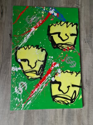 Espen Hagen - Origineel op doek - gesigneerd - 2007 kopen? Bied vanaf 1!