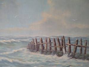 Hans Lenteman - Hollands inpressionistisch zeezicht kopen? Bied vanaf 100!