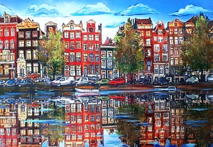 Elena Polyakova - Een gracht in Amsterdam kopen? Bied vanaf 65!