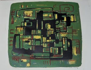 Wim Motz - Abstract kopen? Bied vanaf 40!