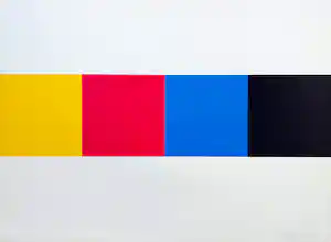 Rob van Koningsbruggen - Geometrisch abstracte compositie, zeefdruk vendu pour 75€ !