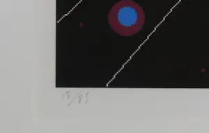 Shinkichi Tajiri - Zeefdruk op papier, THE BIG BANG - Ingelijst kopen? Bied vanaf 150!