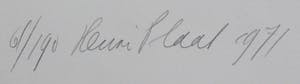 Henri Plaat - Zeefdruk: Compositie met figuren - 1971 kopen? Bied vanaf 55!