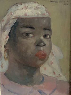 Niet of onleesbaar gesigneerd - Portret van een jonge vrouw kopen? Bied vanaf 1!