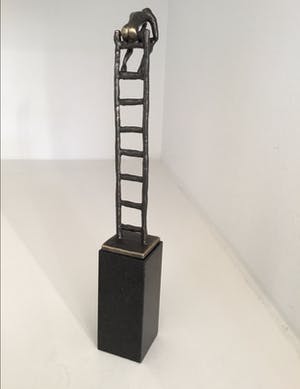 Corry Ammerlaan - Sculptuur “ De denkende mens “ kopen? Bied vanaf 75!