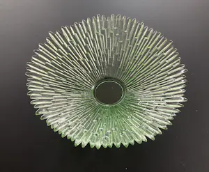 Tauno Wirkkala - ZILVERGROENE GLAZEN SCHAAL kopen? Bied vanaf 25!