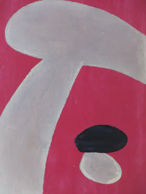 Herman Stammeshaus - Paddestoel - Sjabloondruk kopen? Bied vanaf 45!