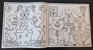 Keith Haring - Pop Shop kleurboek 1986. kopen? Bied vanaf 300!