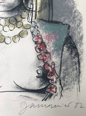 Jan Vanriet - Meerkleurige litho - 29/100 - 1982 - Gesigneerd kopen? Bied vanaf 35!