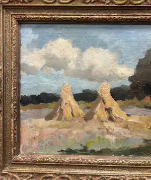 Hendrik Cornelis van de Mourik - Landschap met tentjes kopen? Bied vanaf 150!