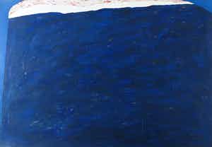 Jelis van Dolderen - Olieverf en tempera op doek, No. 80 (Zeer groot en zwaar) verkocht voor € 300!