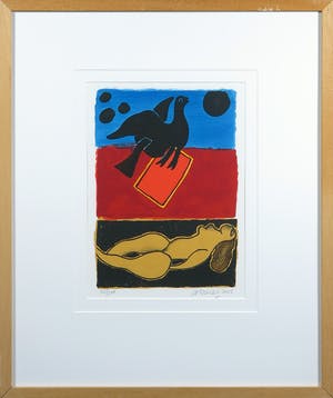 Corneille - Litho, l'ete des oiseaux - Ingelijst kopen? Bied vanaf 150!