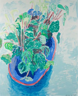 Ellie Slegten - Zeefdruk, Bloemen - Ingelijst kopen? Bied vanaf 1!