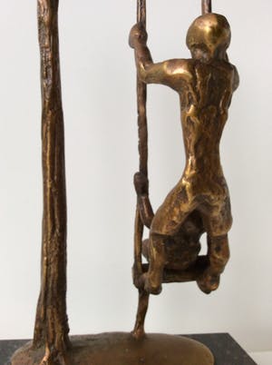 Brons (Onbekend) - Spelende figuren - brons op voet kopen? Bied vanaf 95!