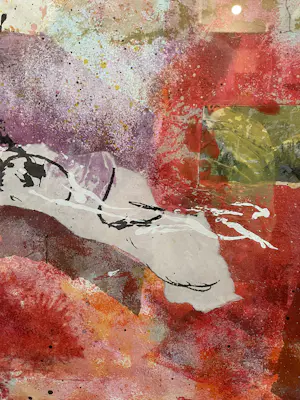 Bram Reijnders - Zeefdruk Nr.14 - Journey to the center - Ingelijst kopen? Bied vanaf 150!