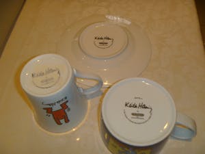 Keith Haring - een mok , een kom en een bord kopen? Bied vanaf 25!