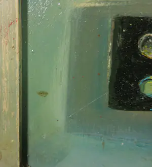 Niet of onleesbaar gesigneerd - Olieverf op board, De tweenen computrabelen - Ingelijst kopen? Bied vanaf 1!